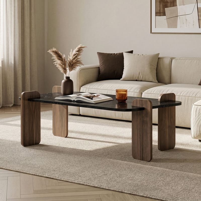 Qalen Soffbord 120 cm - Möbler - Bord & matgrupp - Marmorbord