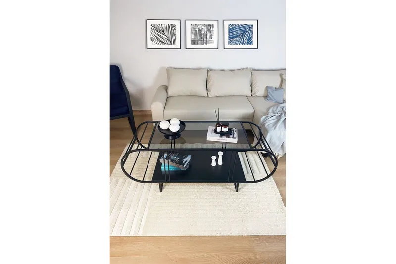 Quorinor Soffbord 145 cm - Svart - Möbler - Bord & matgrupp - Soffbord