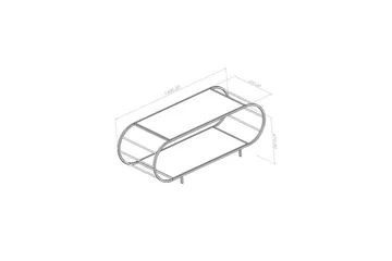 Quorinor Soffbord 145 cm - Svart - Möbler - Bord & matgrupp - Soffbord