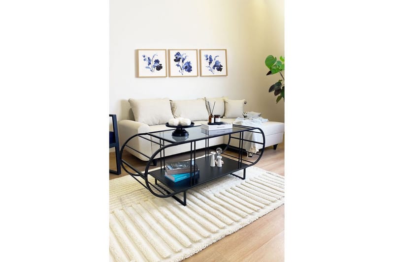 Quorinor Soffbord 145 cm - Svart - Möbler - Bord & matgrupp - Soffbord