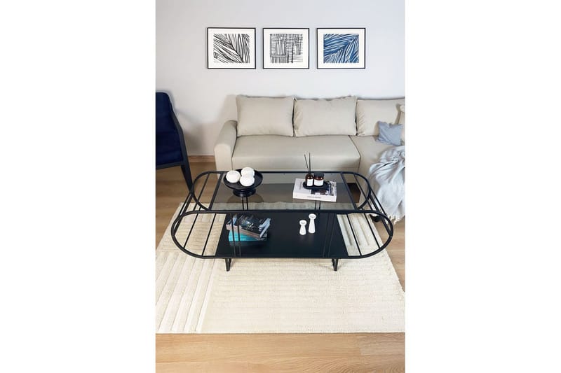 Quorinor Soffbord 145 cm - Svart - Möbler - Bord & matgrupp - Soffbord