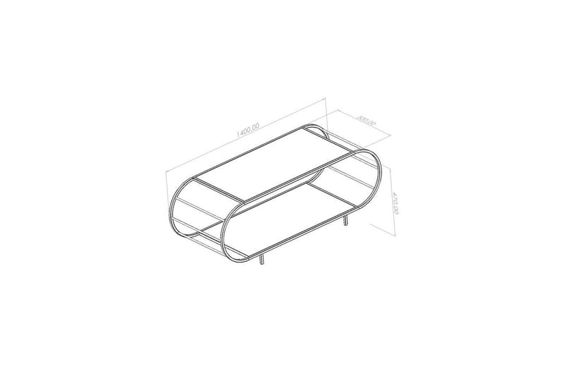 Quorinor Soffbord 145 cm - Svart - Möbler - Bord & matgrupp - Soffbord