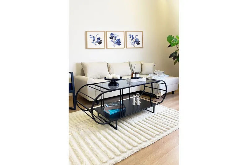 Quorinor Soffbord 145 cm - Svart - Möbler - Bord & matgrupp - Soffbord