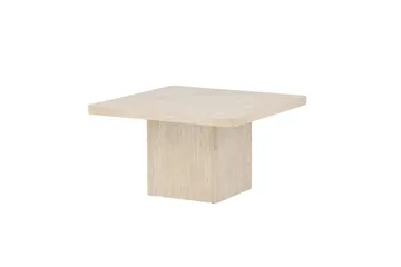 Qvart Kvadratiskt Soffbord i Sten - Beige - Möbler - Bord & matgrupp - Soffbord