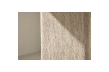 Qvart Kvadratiskt Soffbord i Sten med Rundade Hörn - Beige - Möbler - Bord & matgrupp - Soffbord