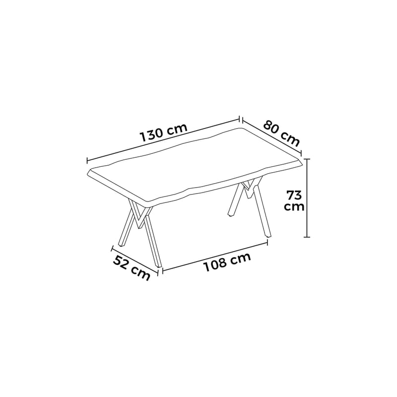 Ralto Matbord 130 cm - Möbler - Bord & matgrupp - Matbord & köksbord