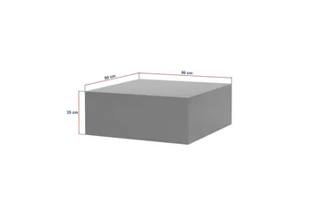 Rambabu Soffbord 90 cm - Gul/Brun - Möbler - Bord & matgrupp - Soffbord