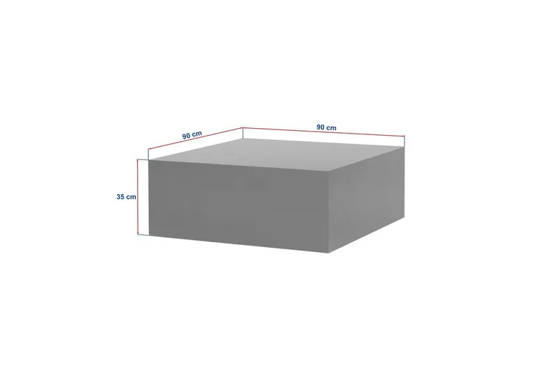 Rambabu Soffbord 90 cm - Gul/Brun - Möbler - Bord & matgrupp - Soffbord