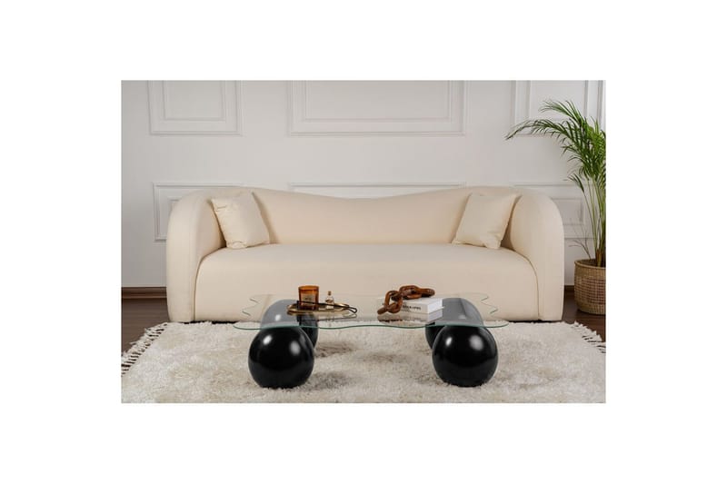 Ranni Soffbord 120 cm - Svart/Vit - Möbler - Bord & matgrupp - Soffbord
