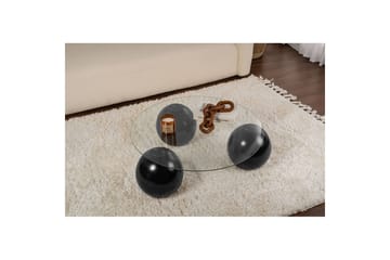 Ranni Soffbord 85 cm - Svart/Silver - Möbler - Bord & matgrupp - Soffbord