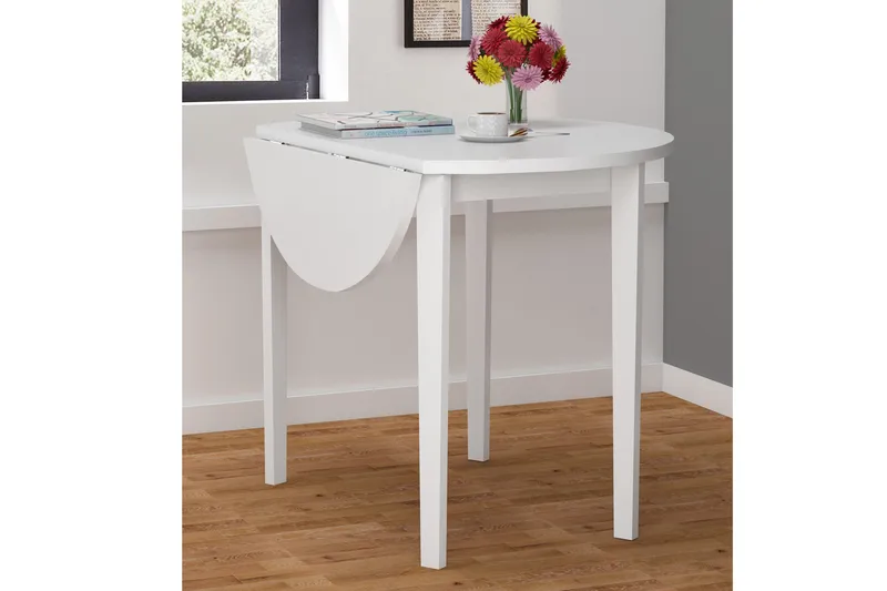 Ranso Klaffbord 91,5 cm Runt - Vit - Möbler - Bord & matgrupp - Klaffbord & hopfällbart bord