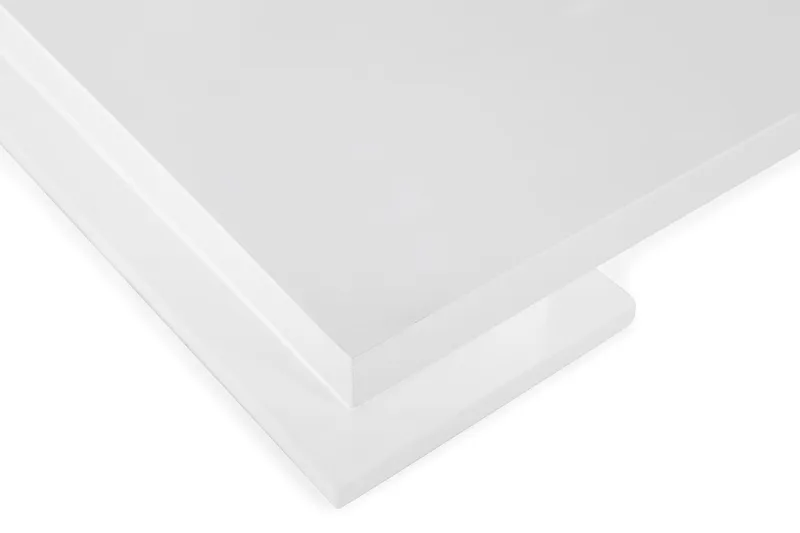 Ratliff Matbord 180 cm Förlängningsbart med illäggsskiva - Vit - Möbler - Bord & matgrupp - Matbord & köksbord