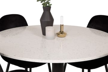 Razzia Matbord 106 cm med 4 Polar Köksstol - Möbler - Bord & matgrupp - Matgrupp