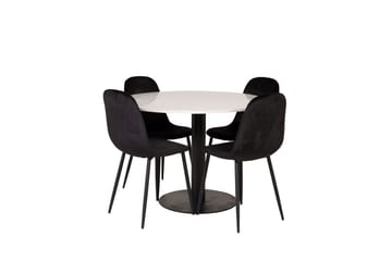 Razzia Matbord 106 cm med 4 Polar Köksstol - Möbler - Bord & matgrupp - Matgrupp
