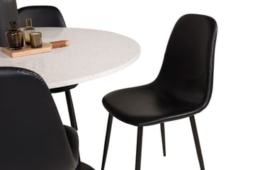 Razzia Matbord 106 cm med 4 Polar Köksstol - Möbler - Bord & matgrupp - Matgrupp