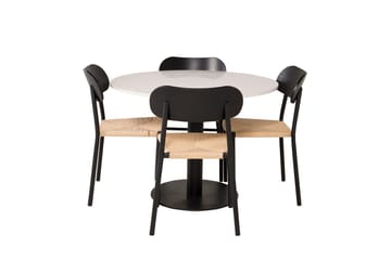 Razzia Matbord 106 cm med 4 Polly Matstol - Möbler - Bord & matgrupp - Matgrupp