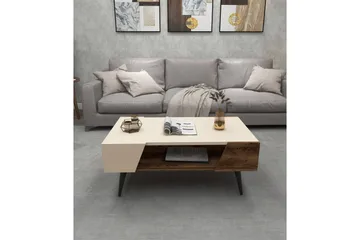 Rebelo Soffbord 90 cm - Beige/Ljusbrun - Möbler - Bord & matgrupp - Soffbord