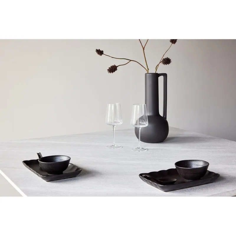 Rektangulärt matbord Cael - Ljusgrå - Möbler - Bord & matgrupp - Matbord & köksbord