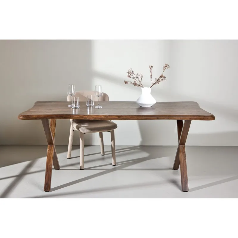 Rektangulärt matbord Fiona - Valnöt - Möbler - Bord & matgrupp - Matbord & köksbord