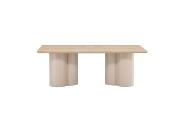 Rektangulärt matbord Olivia - Beige, 210x100x75 - Möbler - Bord & matgrupp - Matbord & köksbord