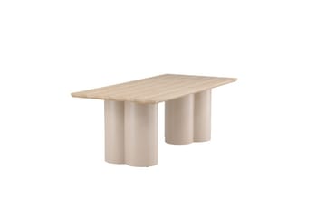 Rektangulärt matbord Olivia - Beige, 210x100x75 - Möbler - Bord & matgrupp - Matbord & köksbord