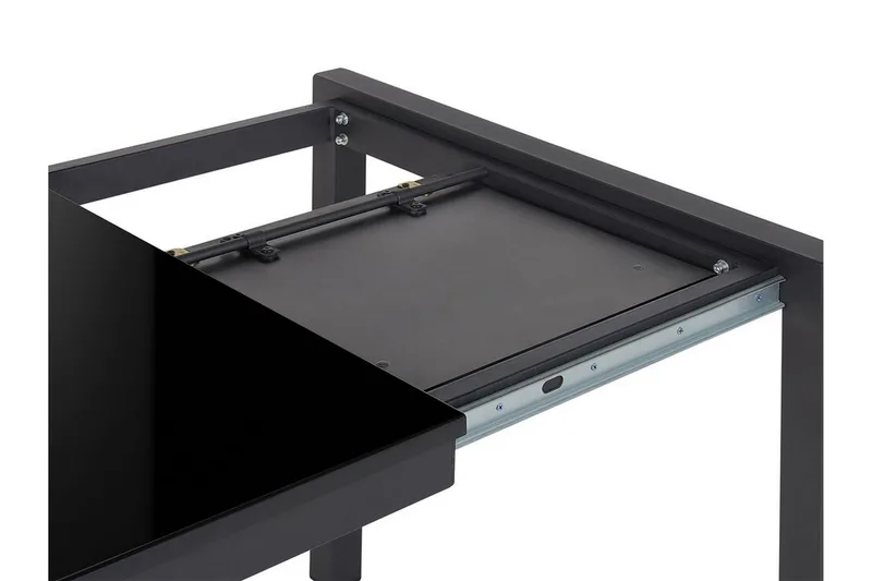 Renton Matbord Förlängningsbart 120-160x80 cm - Svart - Möbler - Bord & matgrupp - Matbord & köksbord