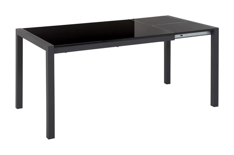 Renton Matbord Förlängningsbart 120-160x80 cm, Svart