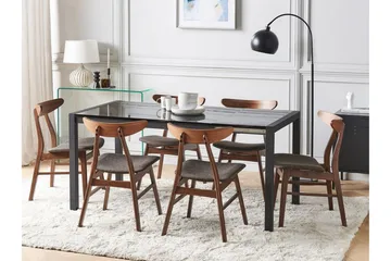 Renton Matbord Förlängningsbart 120-160x80 cm - Svart - Möbler - Bord & matgrupp - Matbord & köksbord