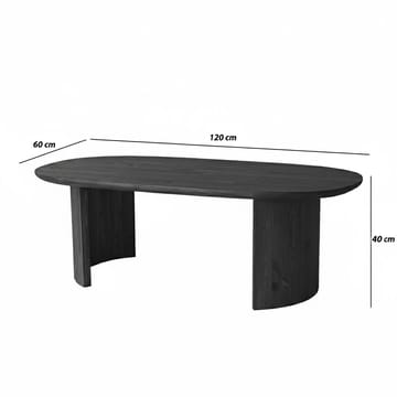 Renvik Soffbord 120x40x60 cm - Antracit - Möbler - Bord & matgrupp - Soffbord