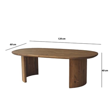 Renvik Soffbord 120x40x60 cm - Valnöt - Möbler - Bord & matgrupp - Soffbord