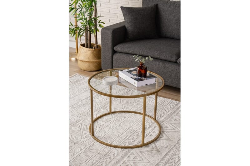 Retzow Soffbord 60 cm - Guld - Möbler - Bord & matgrupp - Soffbord