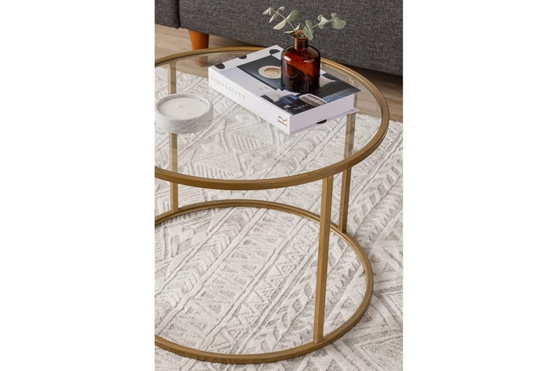 Retzow Soffbord 60 cm - Guld - Möbler - Bord & matgrupp - Soffbord