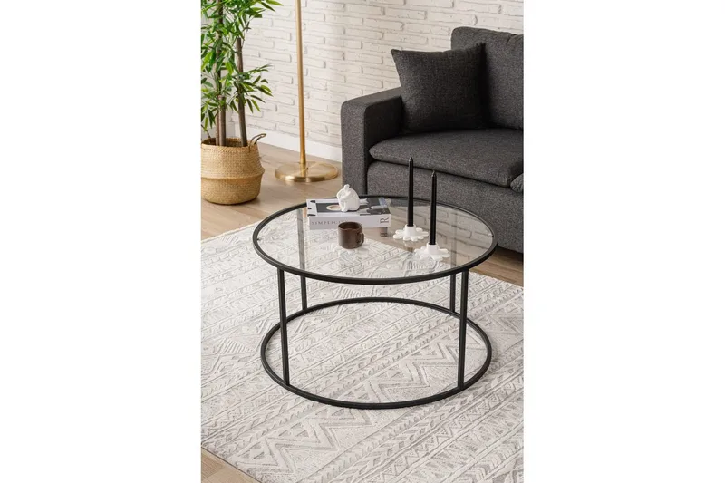 Retzow Soffbord 80 cm - Svart - Möbler - Bord & matgrupp - Soffbord