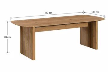 Richeto Matbord 180 cm - Naturlig finish - Möbler - Bord & matgrupp - Matbord & köksbord