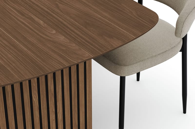 Richeto Matbord 240 cm med 6 Sawako Stolar - Ek - Möbler - Bord & matgrupp - Matgrupp