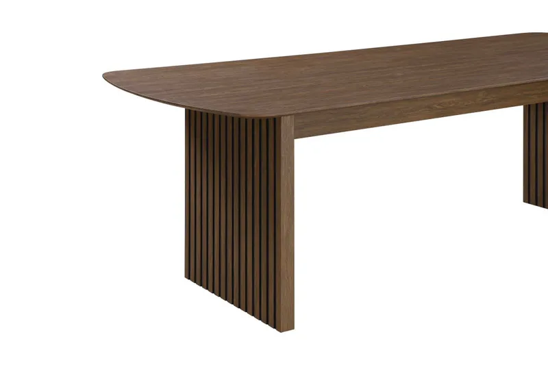 Richeto Matbord Rökt Ek 180 cm - Brun / Ribbad - Möbler - Bord & matgrupp - Matbord & köksbord