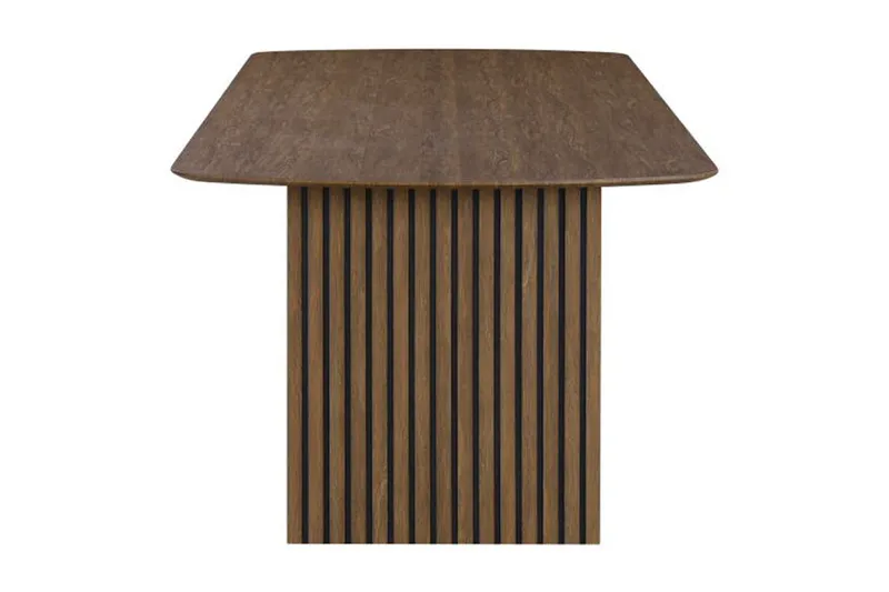 Richeto Matbord Rökt Ek 180 cm - Brun / Ribbad - Möbler - Bord & matgrupp - Matbord & köksbord