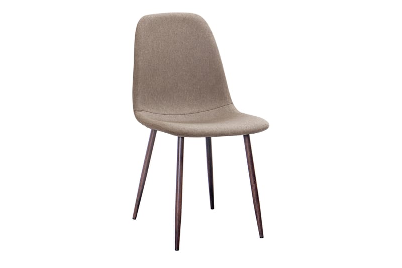 Richeto Matbord Rökt Ek 210 cm valnöt +  8 st Naira stol brun med valnöt ben - Brun - Möbler - Bord & matgrupp - Matgrupp