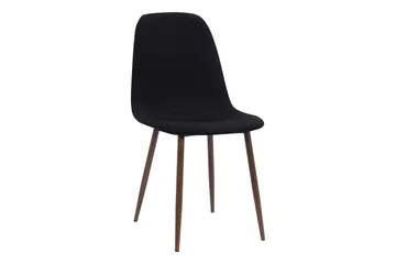 Richeto Matbord Rökt Ek 210 cm valnöt +  8 st Nibe stol svart med valnöt ben - Brun/Svart - Möbler - Bord & matgrupp - Matgrupp