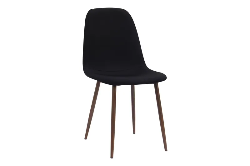 Richeto Matbord Rökt Ek 210 cm valnöt +  8 st Nibe stol svart med valnöt ben - Brun/Svart - Möbler - Bord & matgrupp - Matgrupp