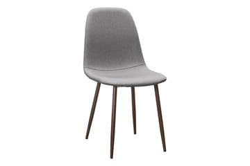 Richeto Matbord Rökt Ek 240 cm valnöt +  8 st Naira stol grå med valnöt ben - Brun/Grå - Möbler - Bord & matgrupp - Matgrupp