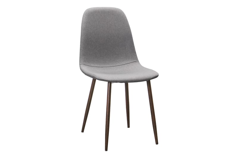 Richeto Matbord Rökt Ek 240 cm valnöt +  8 st Naira stol grå med valnöt ben - Brun/Grå - Möbler - Bord & matgrupp - Matgrupp