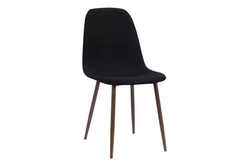Richeto Matbord Rökt Ek 240 cm valnöt +  8 st Naira stol svart med valnöt ben - Brun/Svart - Möbler - Bord & matgrupp - Matgrupp