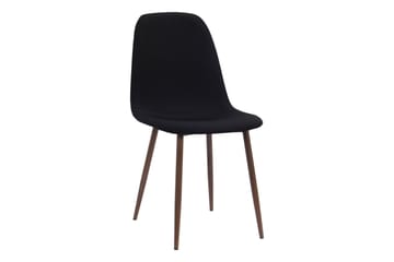 Richeto Matbord Rökt Ek 240 cm valnöt +  8 st Nibe stol svart med valnöt ben - Brun/Svart - Möbler - Bord & matgrupp - Matgrupp