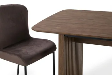 Richeto Matgrupp Rökt Ek 210 cm med 6 Elsie Matstolar - Rökt ek/Brun - Möbler - Bord & matgrupp - Matgrupp