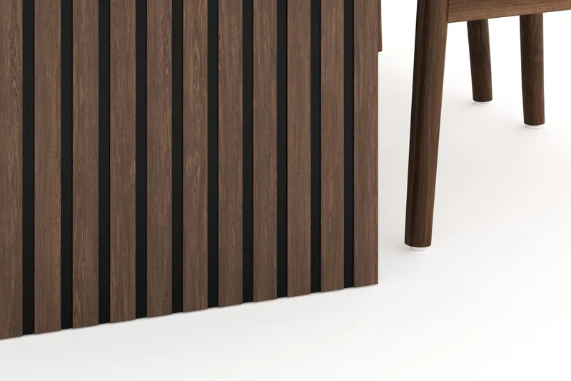 Richeto Matgrupp Rökt Ek 240 cm med 6 Dastoori Matstolar - Rökt ek - Möbler - Bord & matgrupp - Matgrupp