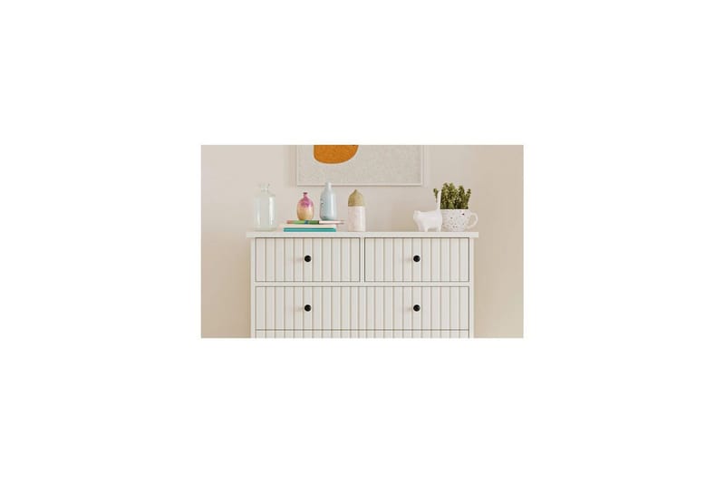 Rihana Sminkbord 90 cm - Matt Vit - Möbler - Bord & matgrupp - Sminkbord & toalettbord