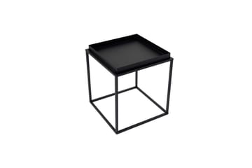 Rilo Litet Kvadratiskt Soffbord 45 cm i Metall - Svart - Möbler - Bord & matgrupp - Soffbord
