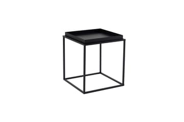 Rilo Litet Kvadratiskt Soffbord 45 cm i Metall - Svart - Möbler - Bord & matgrupp - Soffbord