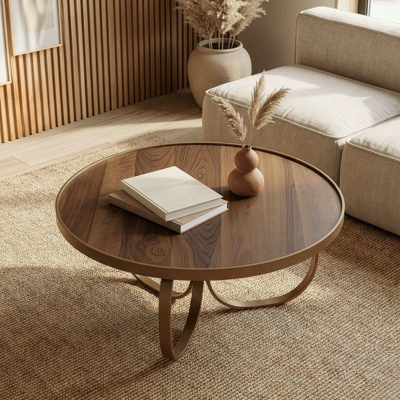 Rirena Soffbord 110 cm - Valnöt - Möbler - Bord & matgrupp - Soffbord